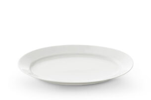 MUSCARI, https://konsimo.cz/kolekce/muscari/ Servírovací talíř bílý - obrázek