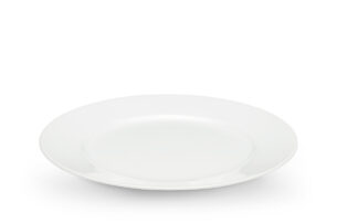 MUSCARI, https://konsimo.cz/kolekce/muscari/ Kulatý servírovací talíř bílý - obrázek
