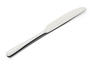 BRYON, https://konsimo.cz/kolekce/bryon/ Jídelní nůž stříbrný - obrázek