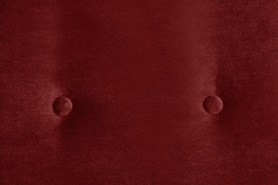 TERSO Skandinávská trojmístná velurová pohovka červená bordó - obrázek 4