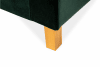 ERISO Trojmístná rozkládací velurová pohovka lahvově zelená tmavozelený - obrázek 10