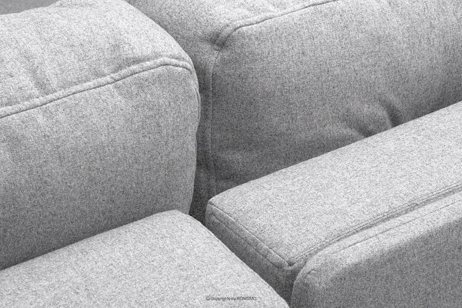 ERISO Rohová sedací souprava do obývacího pokoje, šedá světle šedá - obrázek 9