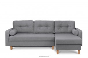 ERISO, https://konsimo.cz/kolekce/eriso/ Rohová sedací souprava do obývacího pokoje, tmavě šedá tmavošedý - obrázek