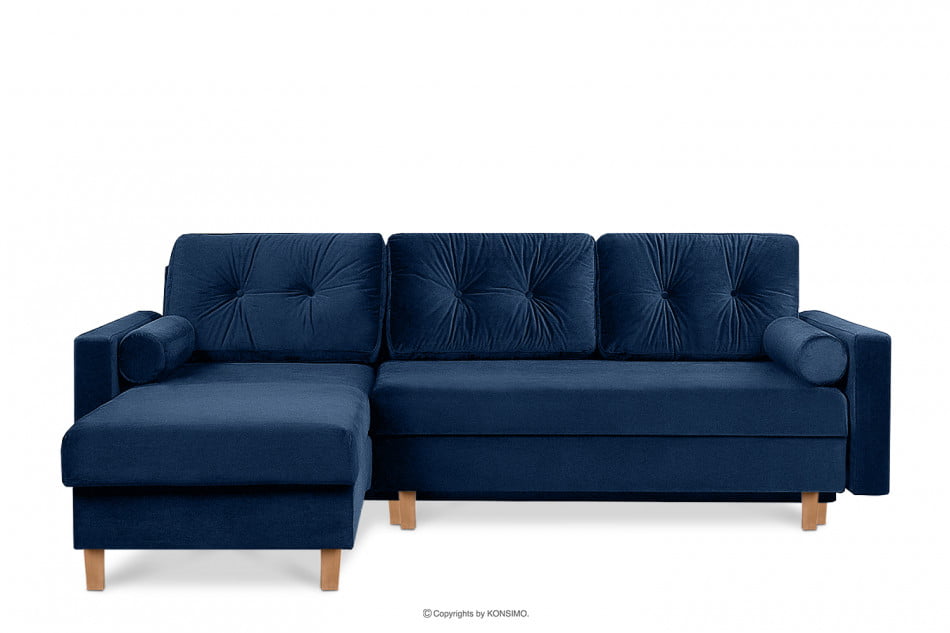 ERISO Rohová sedací souprava do obývacího pokoje, tmavě modrá námořnictvo - obrázek 2