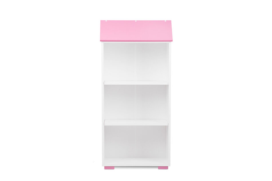 PABIS Bílá knihovna pro holčičku bílá/růžová - obrázek 0