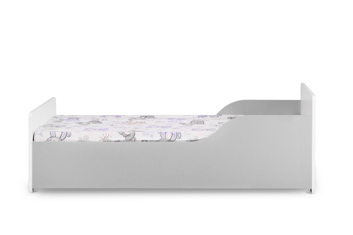 Postel pro kluka matrací šedé