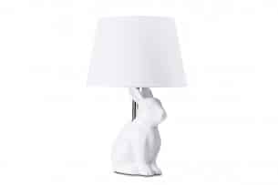 LEPUS, https://konsimo.cz/kolekce/lepus/ Stolní lampa s králíkem bílý - obrázek