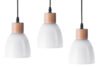 KARI Sada závěsných lamp 3 ks. bílý - obrázek 1