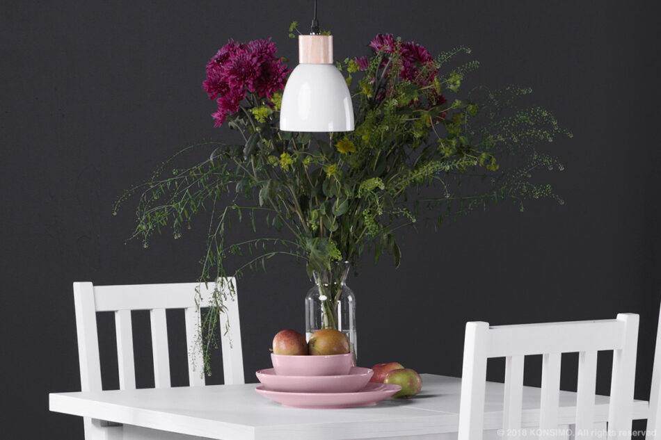 KARI Sada závěsných lamp 3 ks. bílý - obrázek 1