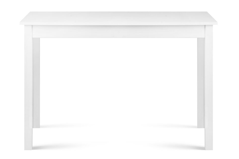 EVENI Bukový klasický jídelní stůl 110 x 60 barva bílá bílý - obrázek 0