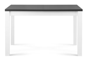 SILVA, https://konsimo.cz/kolekce/silva/ Rozkládací stůl do obývacího pokoje 120 cm bílá / šedá bílá/šedá - obrázek
