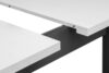 SALUTO Malý rozkládací stůl 80 cm šedý/bílý šedá / bílá - obrázek 5