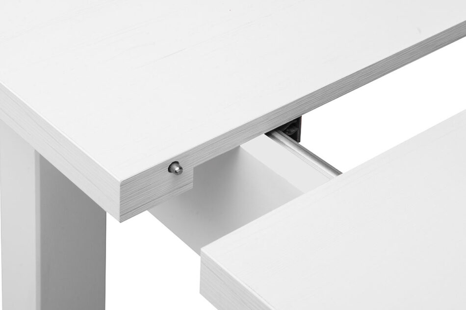 SALUTO Malý rozkládací stůl 80 cm bílý bílý - obrázek 3