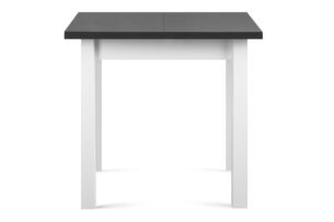 SALUTO, https://konsimo.cz/kolekce/saluto/ Malý rozkládací stůl 80 cm bílá / šedá bílá/šedá - obrázek