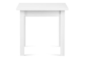 HOSPE, https://konsimo.cz/kolekce/hospe/ Jednoduchý stůl 80 x 80 cm bílý bílý - obrázek