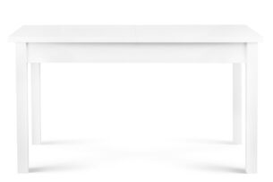 CENARE, https://konsimo.cz/kolekce/cenare/ Rozkládací jednoduchý stůl 140 x 80 cm bílý bílý - obrázek