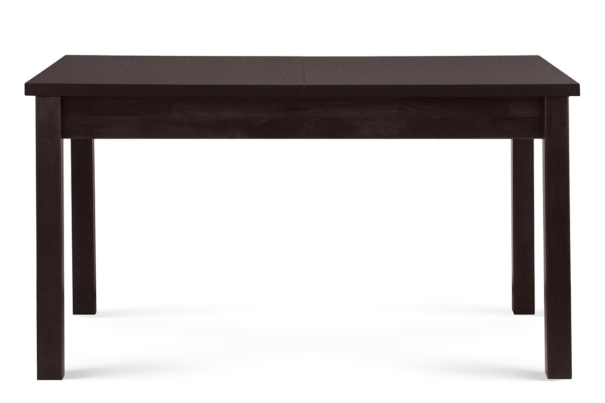 Rozkládací jednoduchý stůl 140 x 80 cm wenge