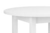 MENZO Kulatý stůl 100 cm bílý bílý - obrázek 5
