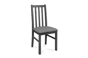QUATUS, https://konsimo.cz/kolekce/quatus/ Šedá židle z bukového dřeva do jídelny šedá/světle šedá - obrázek