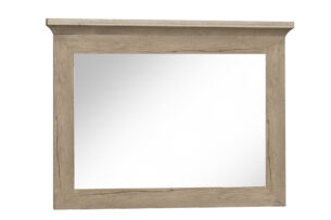 VETIS, https://konsimo.cz/kolekce/vetis/ Zrcadlo v rámu v klasickém stylu šedý dub přírodní dub - obrázek