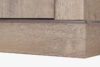 VETIS Vitrína 100 cm v klasickém stylu, šedý dub přírodní dub - obrázek 3