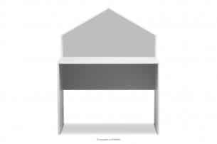 MIRUM, https://konsimo.cz/kolekce/mirum/ Psací stůl domeček pro kluka šedý bílá/šedá - obrázek