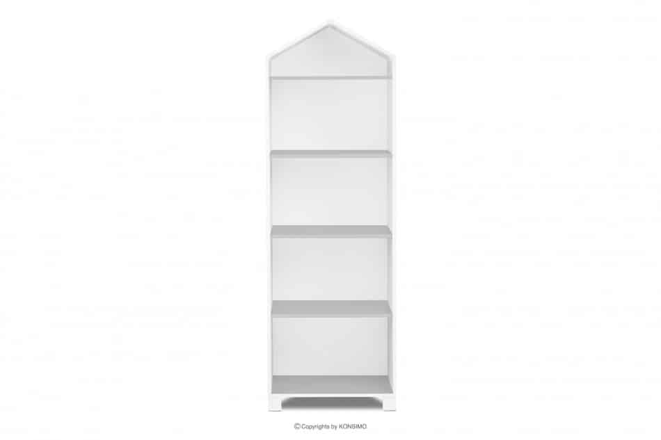 MIRUM Knihovna domeček pro kluka, šedá bílá/šedá - obrázek 0