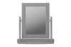 BAROQUE Vintage šedé stojací zrcadlo šedá - obrázek 1