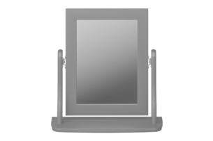BAROQUE, https://konsimo.cz/kolekce/baroque/ Vintage šedé stojací zrcadlo šedá - obrázek