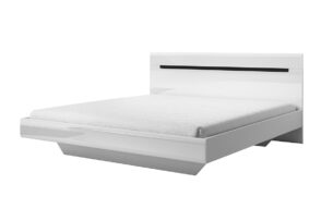 HEKTOR, https://konsimo.cz/kolekce/hektor/ Moderní postel 180 x 200 bílá bílý lesk - obrázek