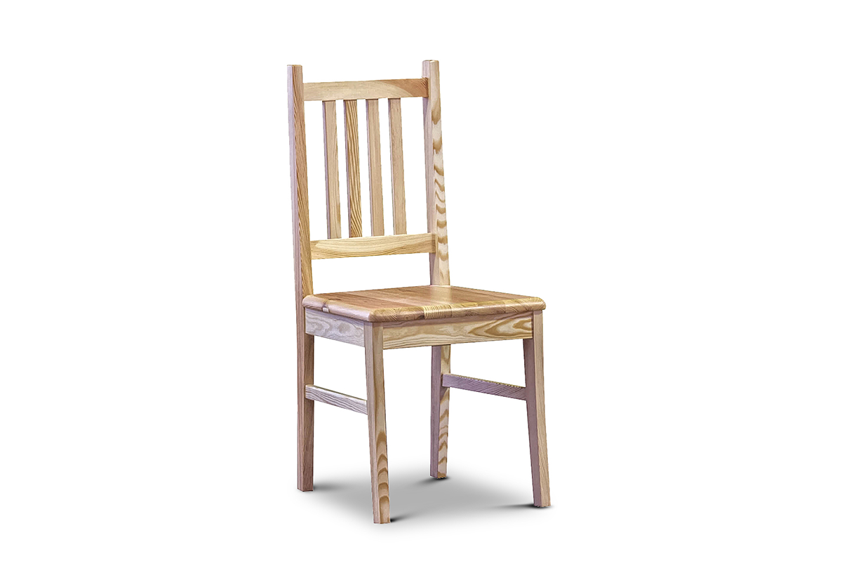 Jednoduchá židle z borovice