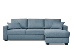 JUGO, https://konsimo.cz/kolekce/jugo/ Malá rohová sedací souprava do obývacího pokoje modrá pravá/levá modrý - obrázek