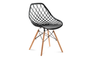 FAGIS, https://konsimo.cz/kolekce/fagis/ Designová židle z umělé hmoty černá Černá - obrázek