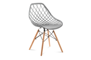 FAGIS, https://konsimo.cz/kolekce/fagis/ Designová židle z umělé hmoty šedá šedá - obrázek