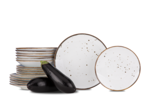 ALUMINA, https://konsimo.cz/kolekce/alumina/ Jídelní souprava polský porcelán Cottage White pro 6 osob Chata bílá - obrázek