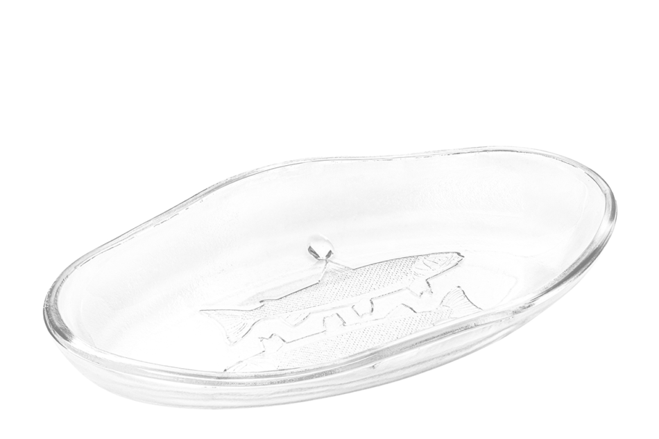 FISH Servírovací talíř průhledný - obrázek 1