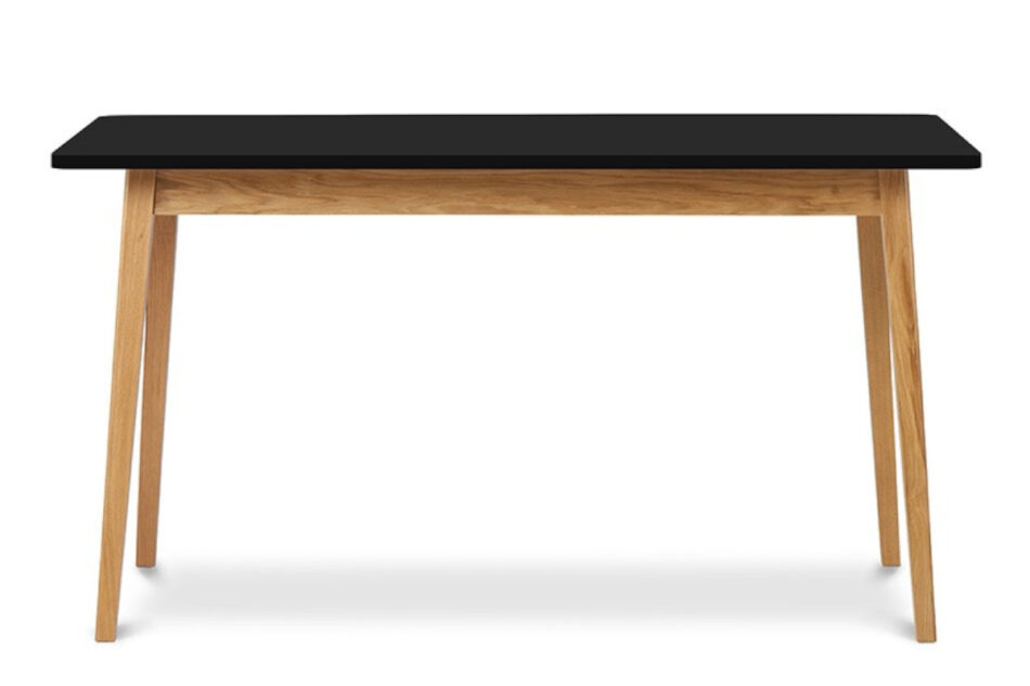 FRISK Černý rozkládací stůl ve skandinávském stylu antracit/přírodní dub - obrázek 0