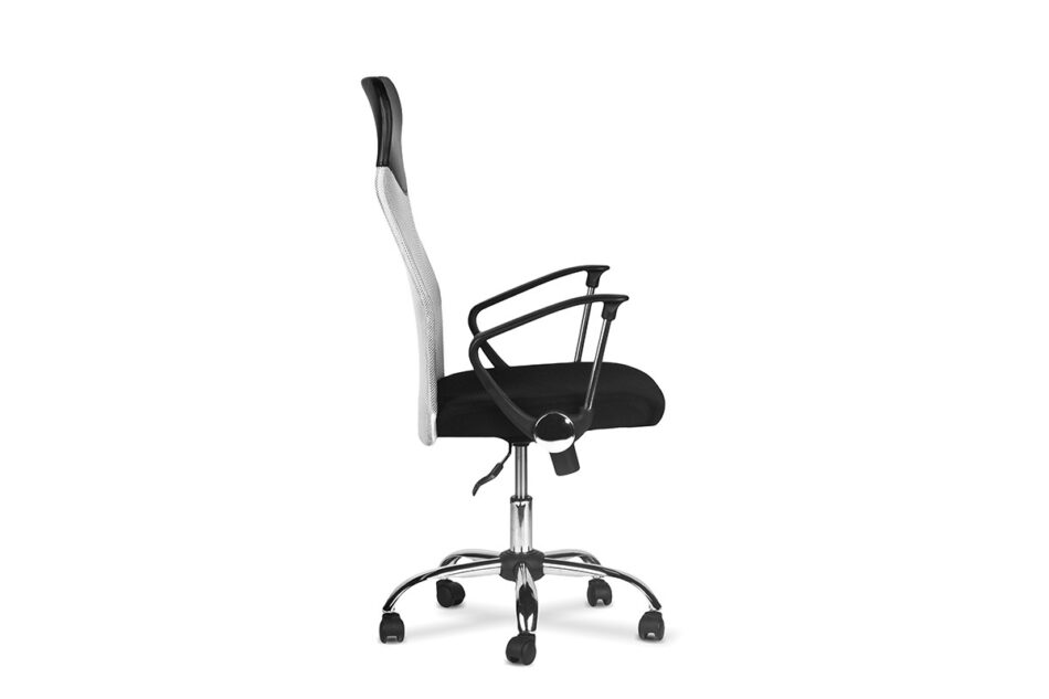 ZALUS Otočná židle šedá/černá - obrázek 1