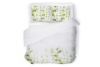ERIGER Sada ložního prádla bílá/zelená - obrázek 2