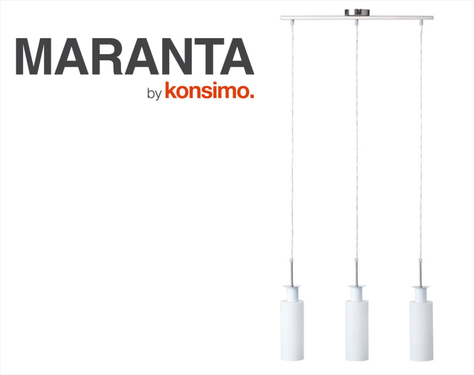 MARANTA Závěsná lampa mléčně bílá - obrázek 4