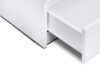 ODIS Prostorný noční stolek se zásuvkami 40 cm bílý bílý - obrázek 4