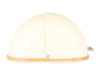 SILIGO Kulatý bambusový chlebník krémový krémová - obrázek 2