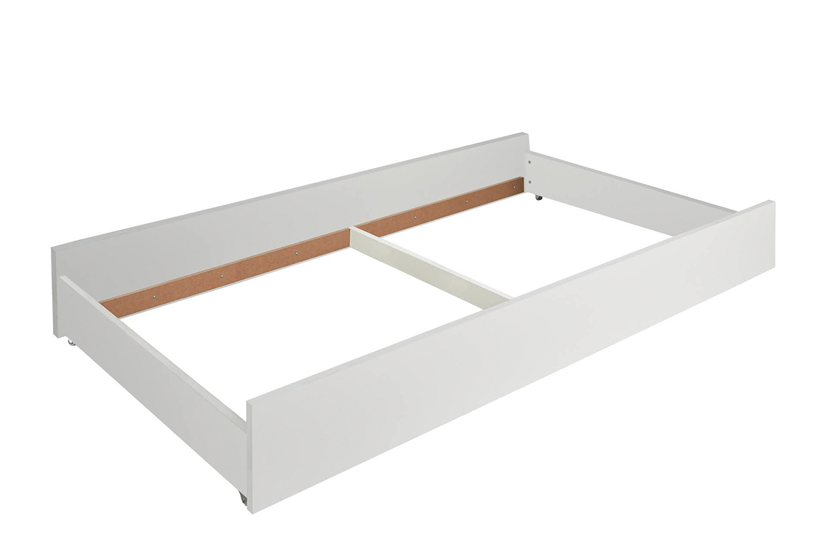 Elegantní bílá zásuvka pod postel