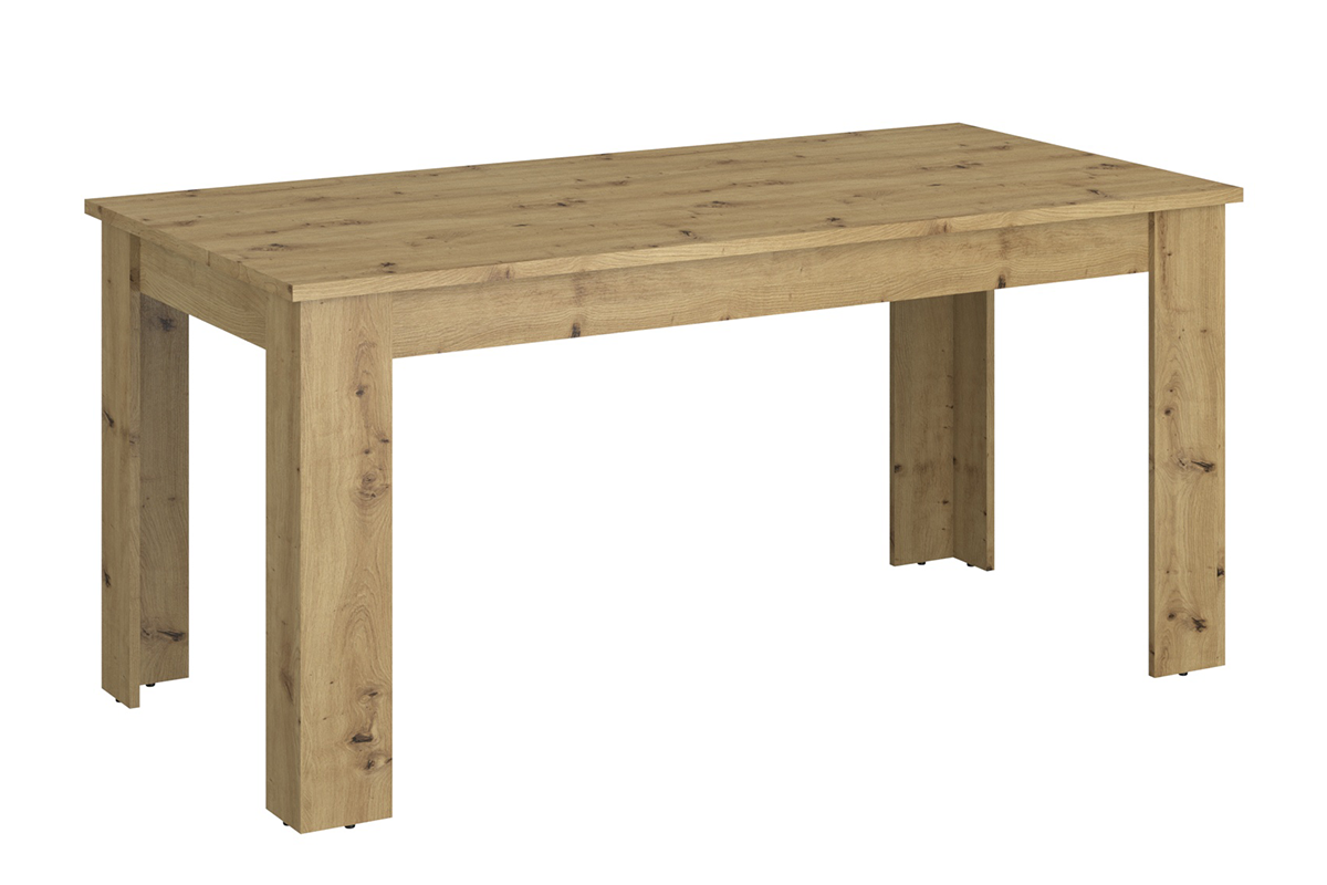 Rozkládací stůl 160 cm, v loftovém stylu dub artisan
