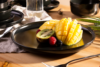 VICTO Sada jídelních talířů pro 6 osob černá černá/matná - obrázek 5