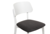 VINIS Moderní bílé dřevěné židle grafitové 2ks grafitová/bílá - obrázek 7