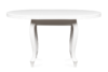 ALTIS Kulatý rozkládací stůl glamour bílý bílý - obrázek 3