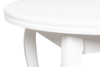 ALTIS Kulatý rozkládací stůl glamour bílý bílý - obrázek 4
