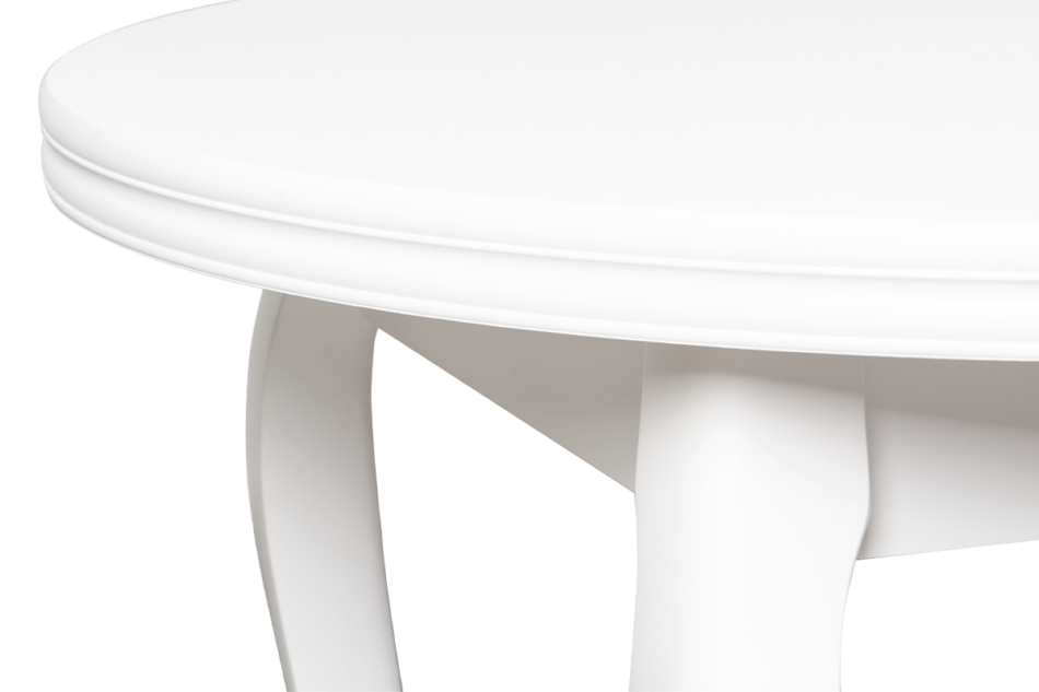 ALTIS Kulatý rozkládací stůl glamour bílý bílý - obrázek 3