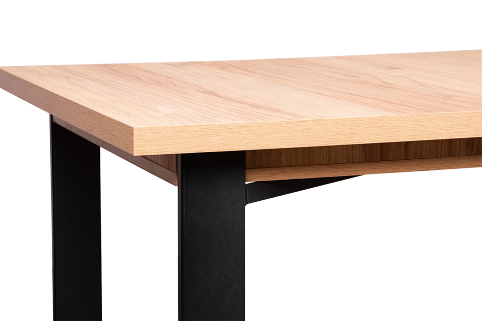 CETO Rozkládací stůl v loftovém stylu dub světlý dub - obrázek 2